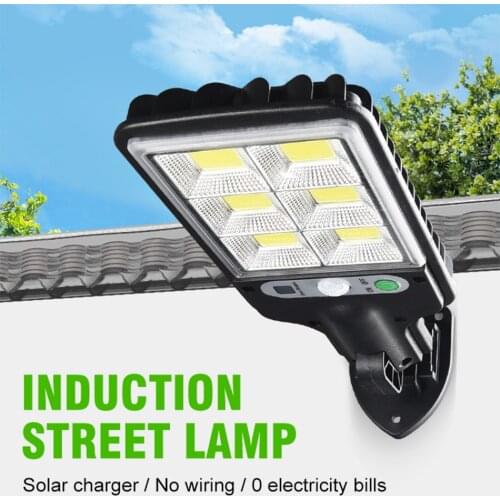 New 1PC LED Solar Outdoor Waterproof Solar Garden Light Security Lighting Wall Lamp Motion PIR Sensor Powerful Solar Lamp Hot