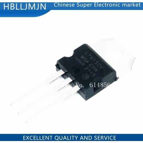 10PCS L7915CV TO220 L7915 TO-220 7915 LM7915 MC7915 7915CV
