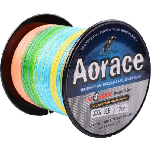 300M PE Braided Fly Fishing Line 4 Strand 8LB 10LB 20LB 30LB 40LB 50LB 60LB 70LB 80LB Multifilament Carpe Fishing Wire