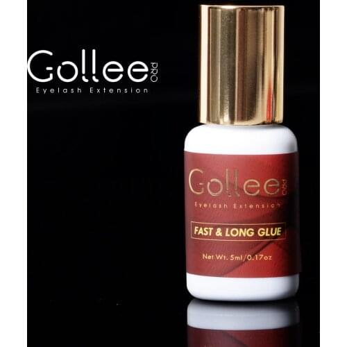 5ml Gollee Eyelash Extension Glue 1s Fast Lash Glue Individual Eyelash Glue Adhesive Retention 6-8 Weeks Accept Own Logo