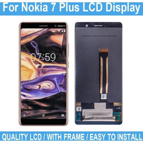 6.0" For Nokia 7 Plus TA-1062 TA-1046 TA-1055 E7 Plus New LCD Display Touch Screen Digitizer Assembly Replacement Repair Parts