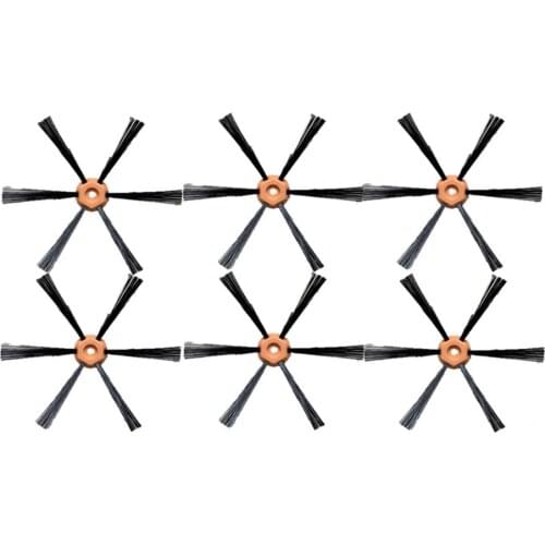 6pcs/set Original Side Brushes Replacement Cleaning Brush for Konka KC_VS66/VS39 Sweeping Robot Spare Parts