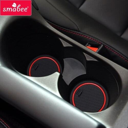Smabee Car Anti-Slip Gate Slot Mat for Lexus CT200h 2011 ~ 2018 CT 200H A10 Interior Accessories Rubber Cup Holders Non-slip mat