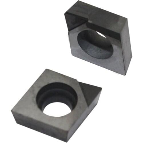 CCGT09T302 2pcs Aluminum cutter blade Insert Cutting Tool Inserts PCD Diamond Tripped Insert CNC Tools AL +TIN Alloy wood