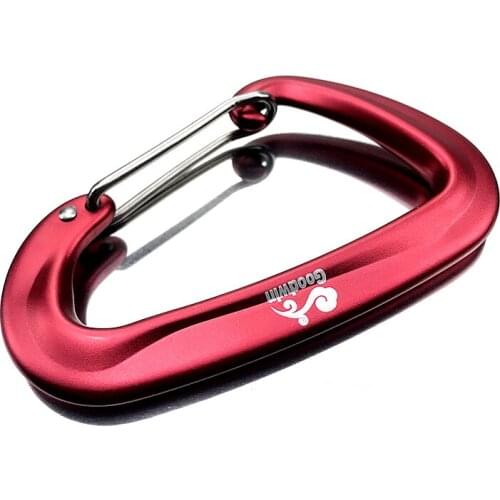 4 PCS Hammock Accessories Hammock Hook Carabiner Snap Hook Hanger Keychain For Hiking Fishing Traveling Load 1200kg