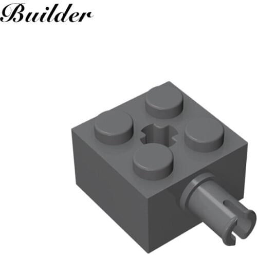 Little Builder 6232 Building Blocks Technological DIY 2x2 Bring a Bolt Brick 10pcs Compatible Assembles Particles Parts Moc Toys