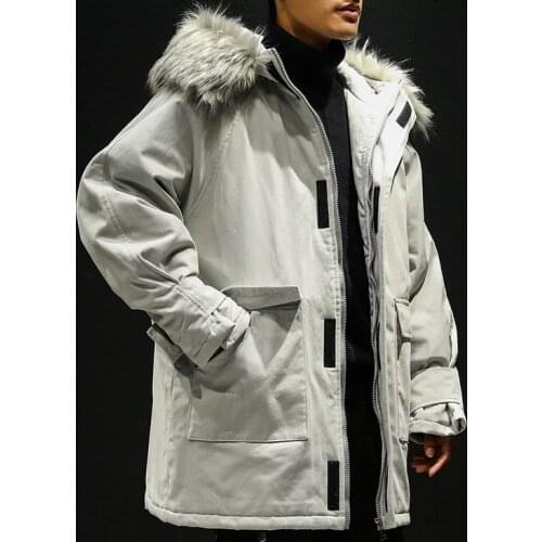 Men Winter Hooded Down Jackets Loose Winter Coats New Male Large Size Long Warm Parkas Outwear Casual Winter Jackets