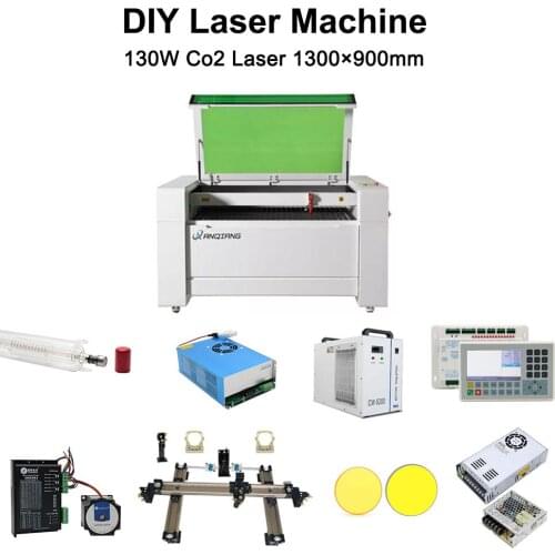 Laser Mechanical Parts Set 1390 Single Head Laser Kits External Slide DIY Laser 130W CO2 Laser Engraving Cutting Machine