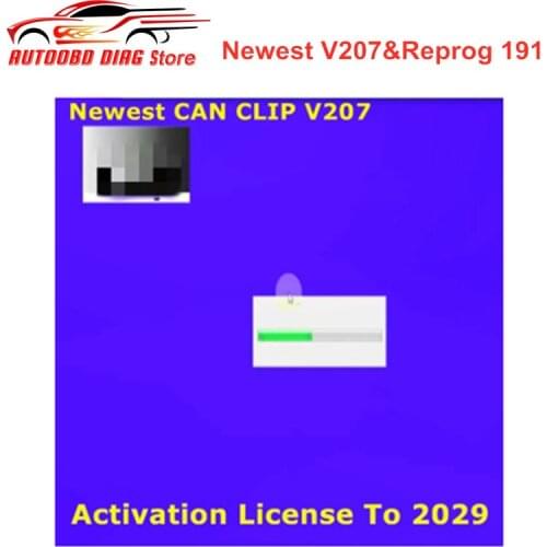 Newest V207 For Renault CAN CLIP OBD2 Diagnosticl Tool For Renault Auto Car Diagnostic Software Free Reprog V191