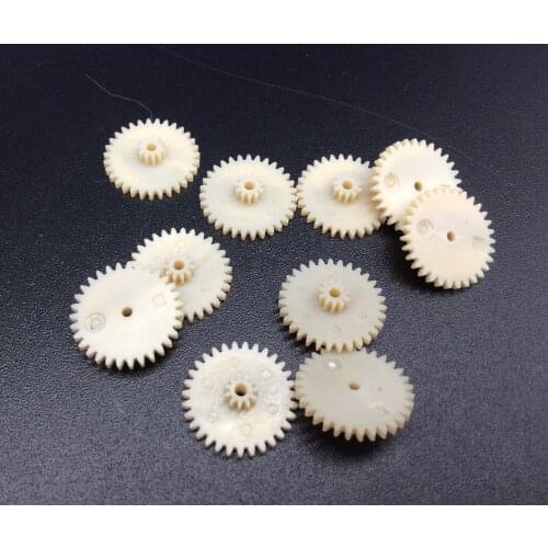 10pcs plastic gear for cassette deck audio player CD/VCD/DVD/LD tape recorder
