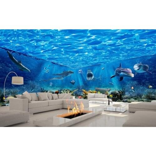 Custom photo wallpaper Sea World theme beautiful dream space Living room TV backdrop bedroom 3d photo wallpaper