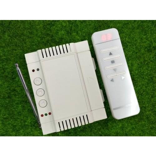 AC 220V 240V 250V digital remote 2CH 40A relay RF Wireless Remote Control for garage door/motor/projection screen/blinds limit