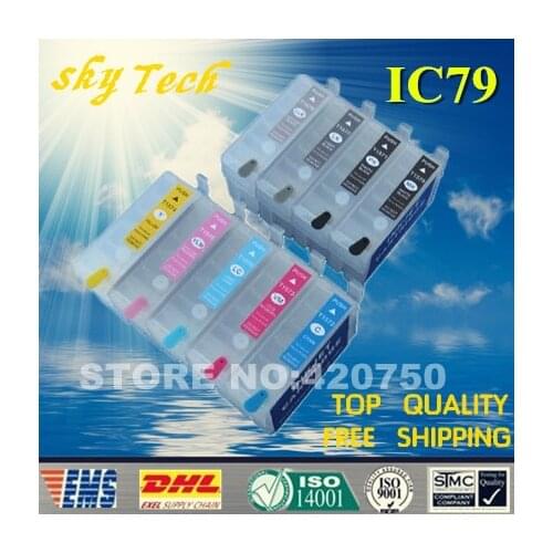Empty Refillable cartridges for Epson SC PX5VII, PX5VII refill cartridge for IC79 series . with ARC chips