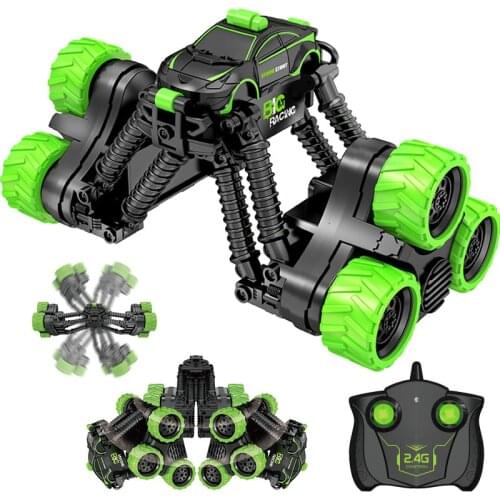 1:16 RC Stunt Car 360 Degree 2.4G 6WD Off-Road Electric RC Car Play 15 Minute 12km Radio Controlled Vehicles Remote Control Toy