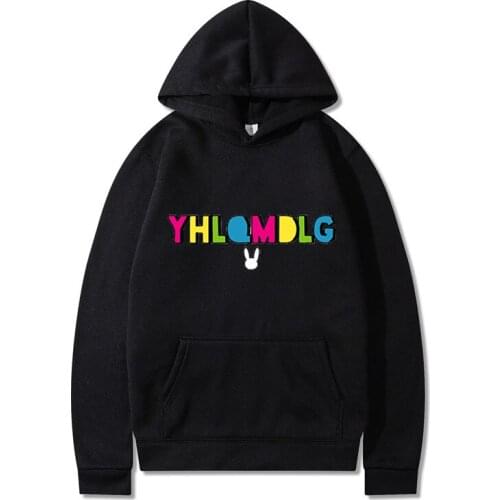 Mens Women Hoodie Sweatshirt Harajuku Anime Clothes bad bunny Print Streetwear Hoodies Fashion Casual Oversized Hooded Male Tops