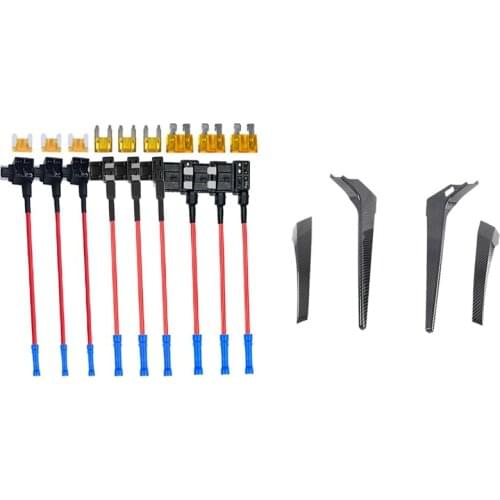 1set 3Types Add-A-Circuit Adapter & Fuse Kit & 4x for Mitsubishi Pajero Sport 2020 Left Hand Drive Gear Shift Knob Frame