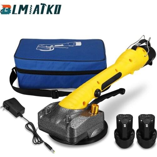 1000W Tiles Tiling Machine Tile Vibrator Suction Cup Adjustable Protable Automatic Floor Vibrator Leveling Tool With 1/2 Battery