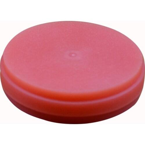 7 PCS 98mm Diameter 10~25mm Dental Lab Material PMMA Disk Pink Color Block for CAD CAM Wieland Milling System