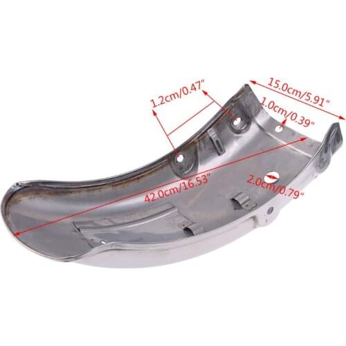 Stainless Steel Motorcycle Rear Flares Mud Flaps Mudguard Guard for Suzuki GN125/GN250