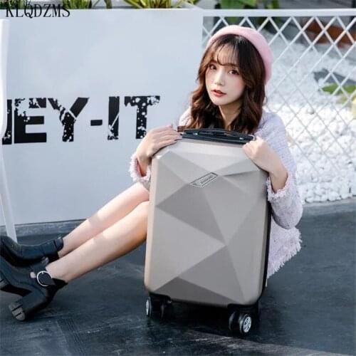 KLQDZMS 20’’24 Inch Three-dimensional Pattern Fashionable Spinner Trolley Luggage Bag ABS Travel Suitcase On Wheels Hot Sell