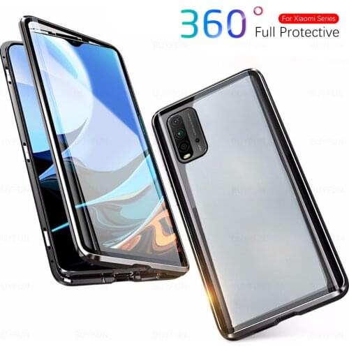 360° full cover magnetic adsorption flip case for xiaomi redmi 9t 9 t redmi9t 6.53" J19S armored protective coque readmi 9t case