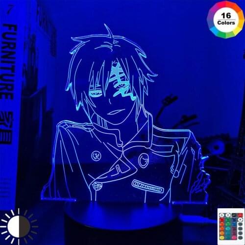 Manga 3d Lamp D Gray Man Allen Walker Figure for Room Decor Night Light Kids Bithday Gift D Gray Man Anime Led Light Bedroom