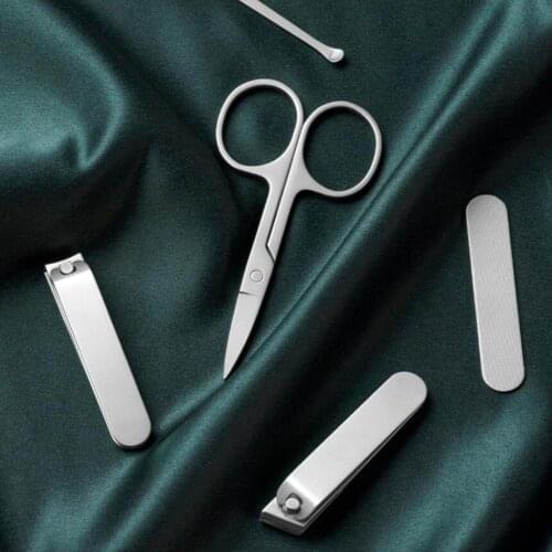 Nail Clippers Set Pedicure Kit Stainless Steel Nail Clipper Nail Clippers Earpick Grooming Pedicure Kits Men/Women Nail Trimmer