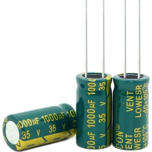 New original high-frequency crystal 1000uf 35v 35v 1000uf New original Size:10*20MM