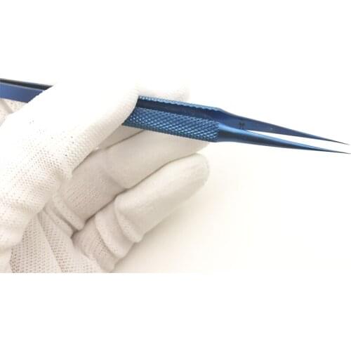 Tweezers Professional Maintenance Tool 0.15mm Edge Precision Fingerprint Tweezer Titanium Alloy Board Flying Tweezers FDDSYB