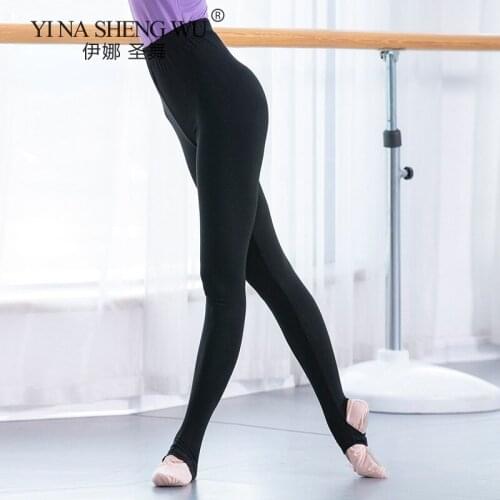 Professional Black Ballet Tights Women Adult Ballet Training Pants Fitness Sports Pants Modern Dance Training Dance Pants Ballet
