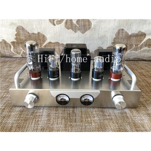 Spartan X1 6N9P+EL34 luxury high-end tube amplifier DIY kit, output power: 6.5W*2, high quality and very good sound