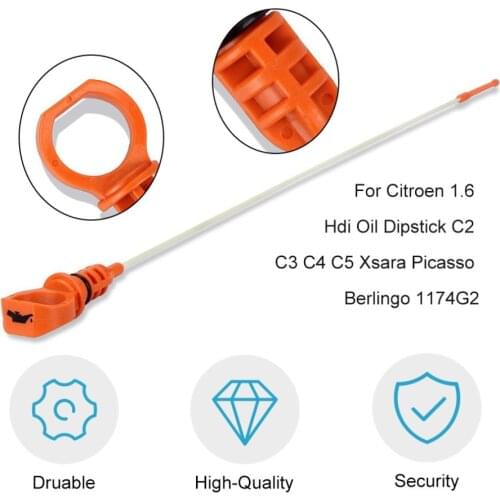 1.6 Hdi Car Oil Dipstick for Citroen C2 C3 C4 C5 Xsara Picasso Berlingo Peugeot Xsara 1174G2