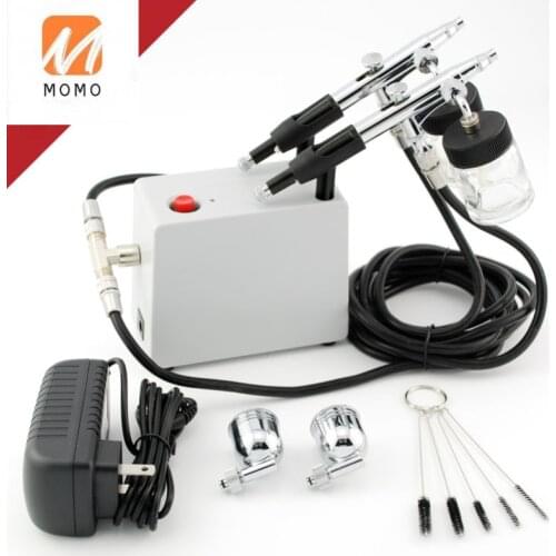 Inkjet Tattoo Machine with Two Spray Gun Inkjet Tattoo Set Temporary Disposable Painless Tattoo Machine