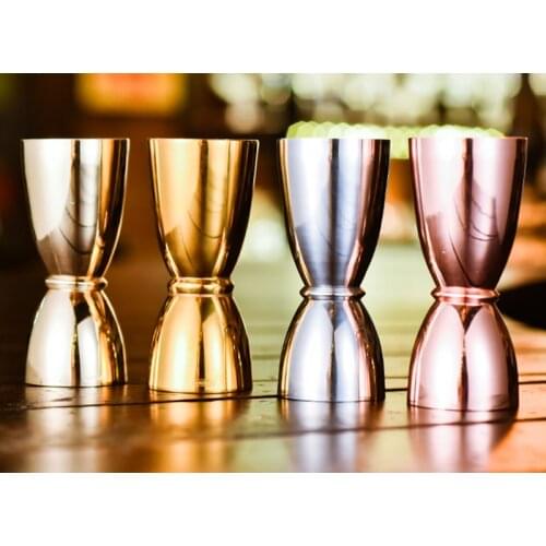 30/45ml Stainless Steel U Shape Double Jigger Bar Measures For Cocktail Drink Bartender Bar Tool