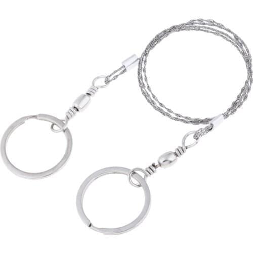 Outdoor Survival Stainless Steel Saw 4 Strand Wire Tool Emergency Camping