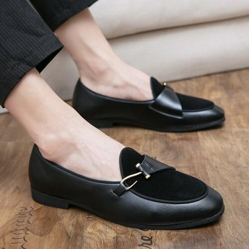 High Quality Brand Oxford Shoes Flat Formal Luxurious Trend Designer Mens Office Business Wear-resistant Casual Leather