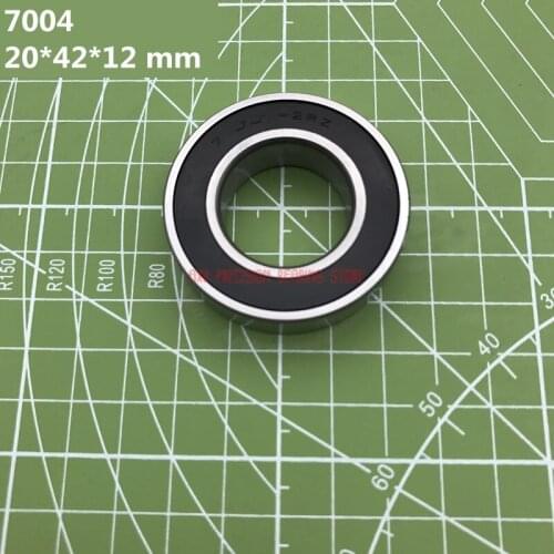 2021 Sale Axk 1pcs 7004 7004c 2rz Hq1 P4 Db A 20*42*12 Mm Sealed Angular Contact Bearings Speed Spindle Cnc Si3n4 Ceramic Ball