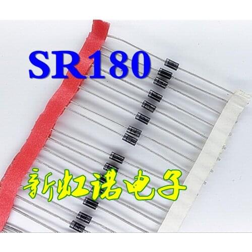5Pcs/Lot New Original 1 A80v SR180 Schottky Diodes DO-41 Integrated circuit Triode In Stock