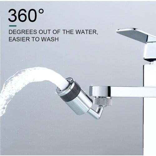 Faucet Aerator Universal Leakproof Water Saving 720° Rotate Faucet Aerator for Kitchen Bathroom TS2