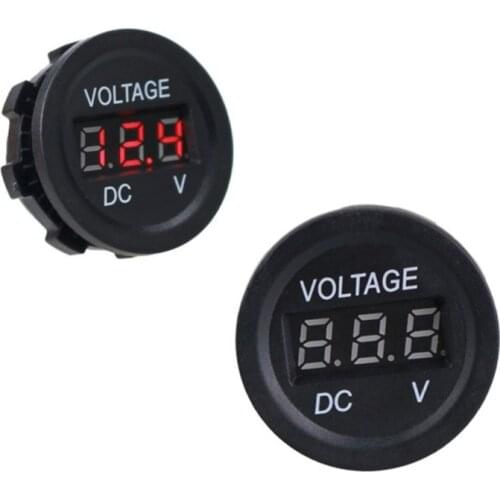 Automobile Motorcycle 4-35V Digital Display LED Refitting Voltmeter Tester Display Meter