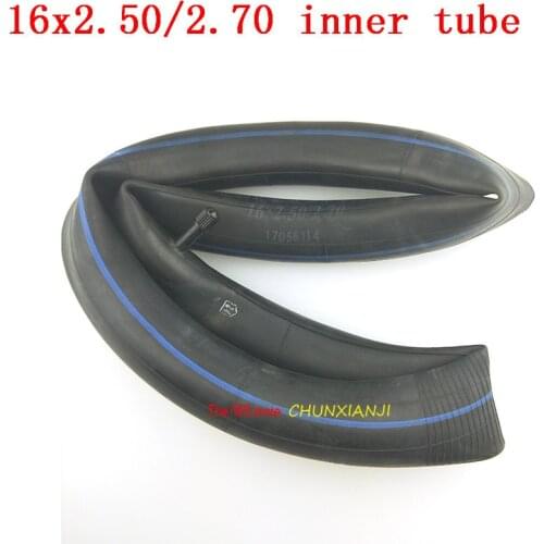 Free shipping 2pcs 16x2.50/2.70 Inner Tube with Straight Valve Stem for Electric Bikes good quality