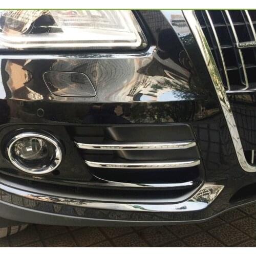 Fit for Audi Q5 fog lamp frame decorative cover for Q5 front and rear fog lamp electroplated trim strip rear lamp frame