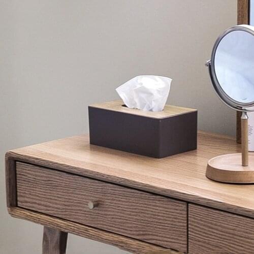 Tissue Holder Wooden Tissue Box Household Tissue Box Car Tissue Box Furniture Storage Box