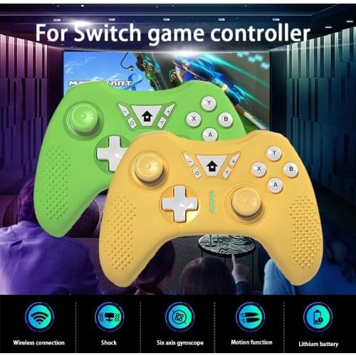 For switch pro controller Console Video Game pad USB Joystick Control with 6-Axi Wireless Gamepads Bluetooth Controller