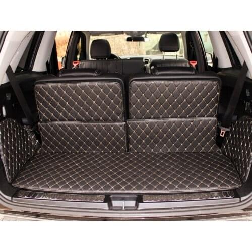 Good & Free shipping! Special trunk mats for Mercedes Benz GL 400 X166 7 seats 2015-2012 durable cargo liner carpets for GL400