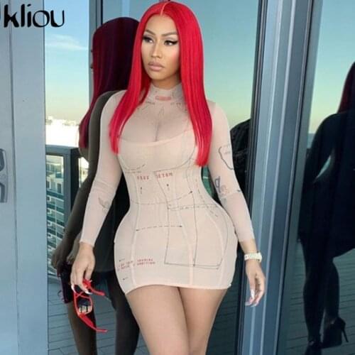 Kliou Fashionable Sheath Dresses