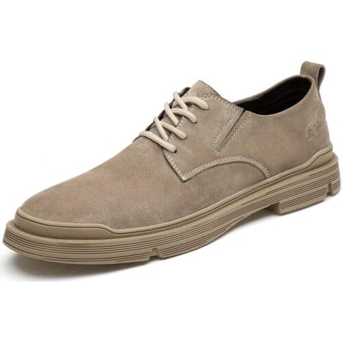 Brand New Classic Oxford Mens Shoes High Quality Suede Casual Tooling Shoes Spring Autumn Men Leather Shoes Male Martin Shoes