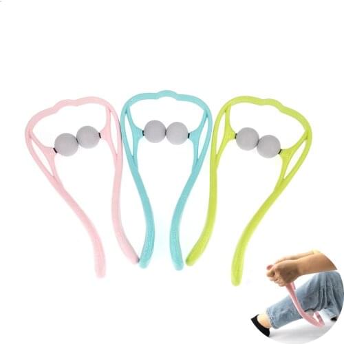 Plastic Pressure Point Therapy Neck Massageador Massagem 3 Colors Neck Massager for Neck Shoulder Trigger Point