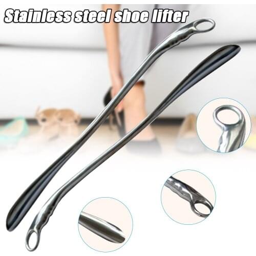 Professional Long Handheld Shoe Horn Solid Metal Shoehorn for Seniors Men Women Unbreakable Unbendable d88