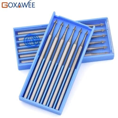 Steel Rotary Burs for Dermel Tools Abrasive Burs Rotary Tools For Dremel accessories Pointed shape 009# 014# 018# 023